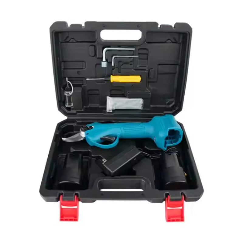 Hot Sale PS-D-1625 Brushless Cordless Electric Pruning Shears Power Tools with 2 Batteries & 1 Charger for Household Garden