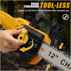 Dewalt Brushless Chain Saw  fAutomatic Oiler Cordless Chainsaw Dehydration withor Tree Cutting and Logging Electric Saw Tool