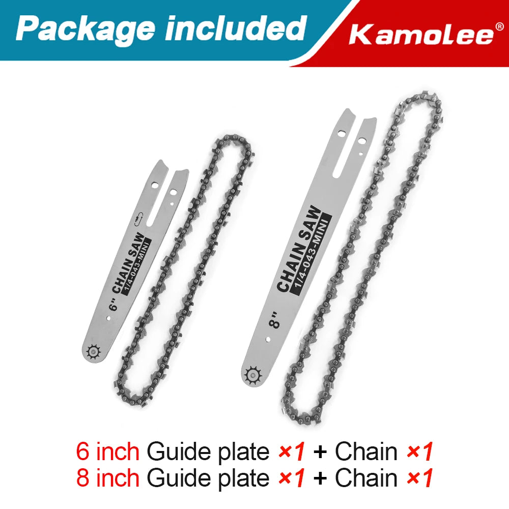 Kamolee 6 inch/8 inch electric saw guide/chain accessories high strength and high hardness handheld saw tool parts