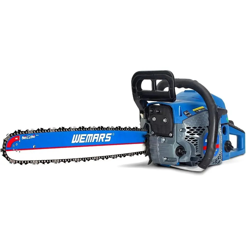 Gas Chainsaws 20 Inch Bar Power Chain Saws, Gas Powered Chainsaw 2 Stroke Handed Petrol Gasoline Chain Saw for Cutting Wood Outd