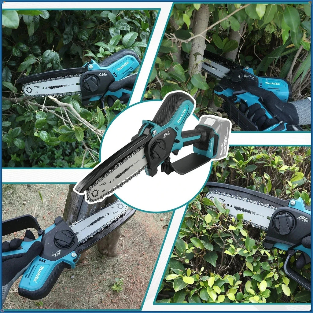 Makita Chain Saw  Electric Saw Handheld Portable Wood Logging Chainsaw Garden Pruning Wood Power Tool