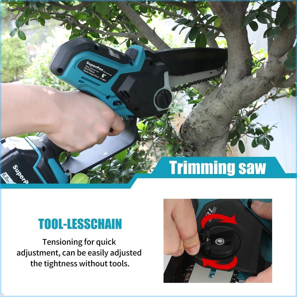 Makita Chain Saw  Electric Saw Handheld Portable Wood Logging Chainsaw Garden Pruning Wood Power Tool