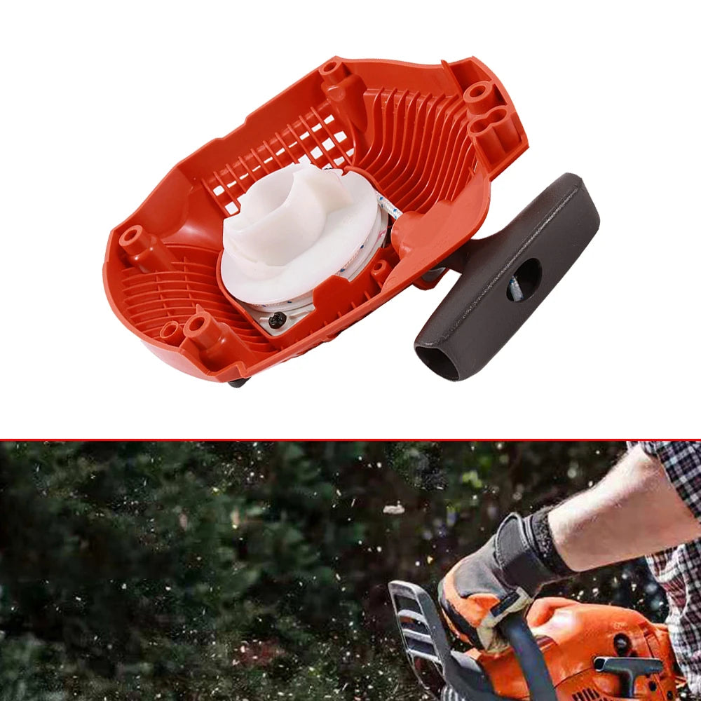 For Husqvarna 504597002 Recoil Starter Housing Assembly with Screw 435&435E Chainsaw Garden Power Accessories Tools