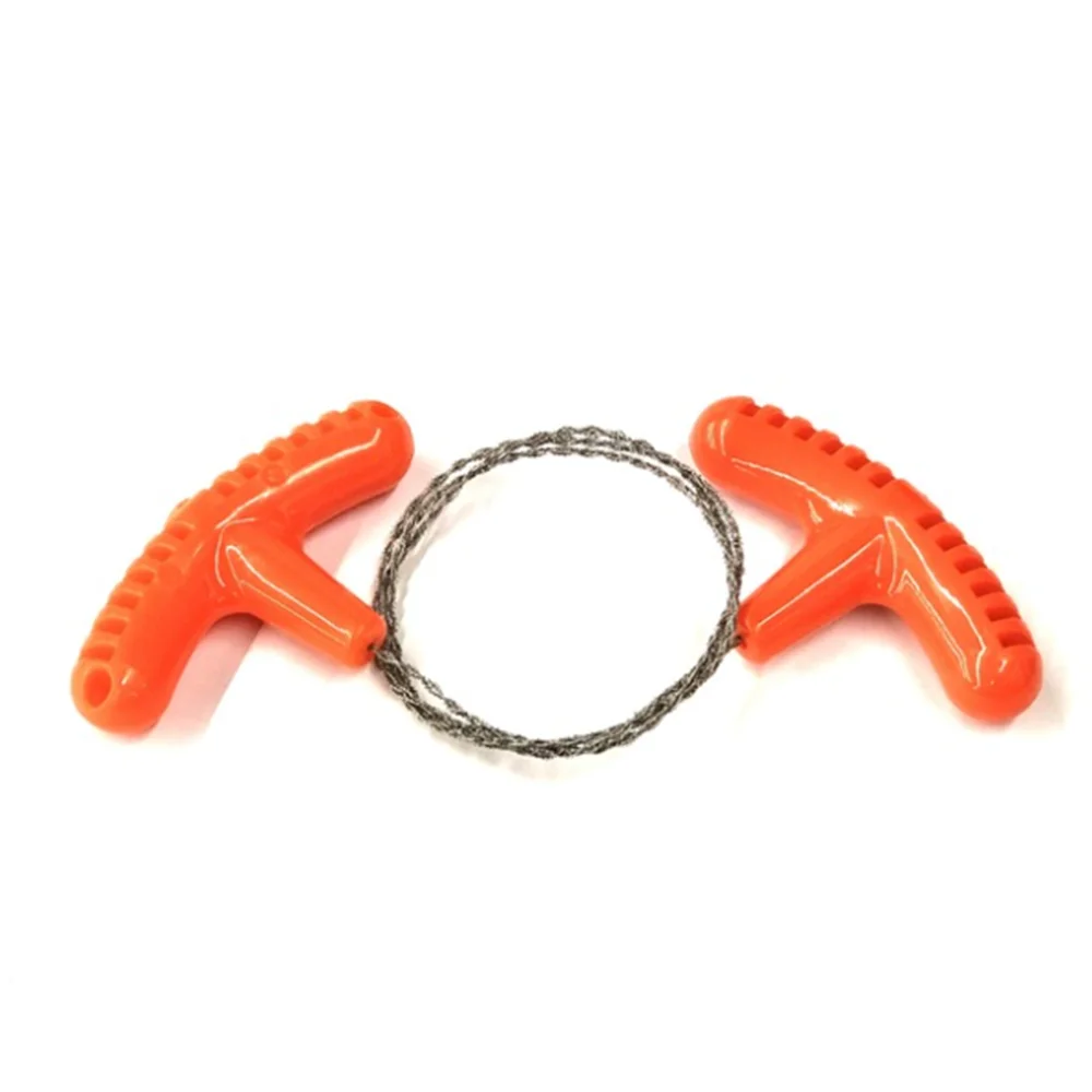 Manual Hand Steel Travel Tools Outdoor Camping Hiking Rope Chain Saw Practical Portable Emergency Survival Gear Steel Wire Kits