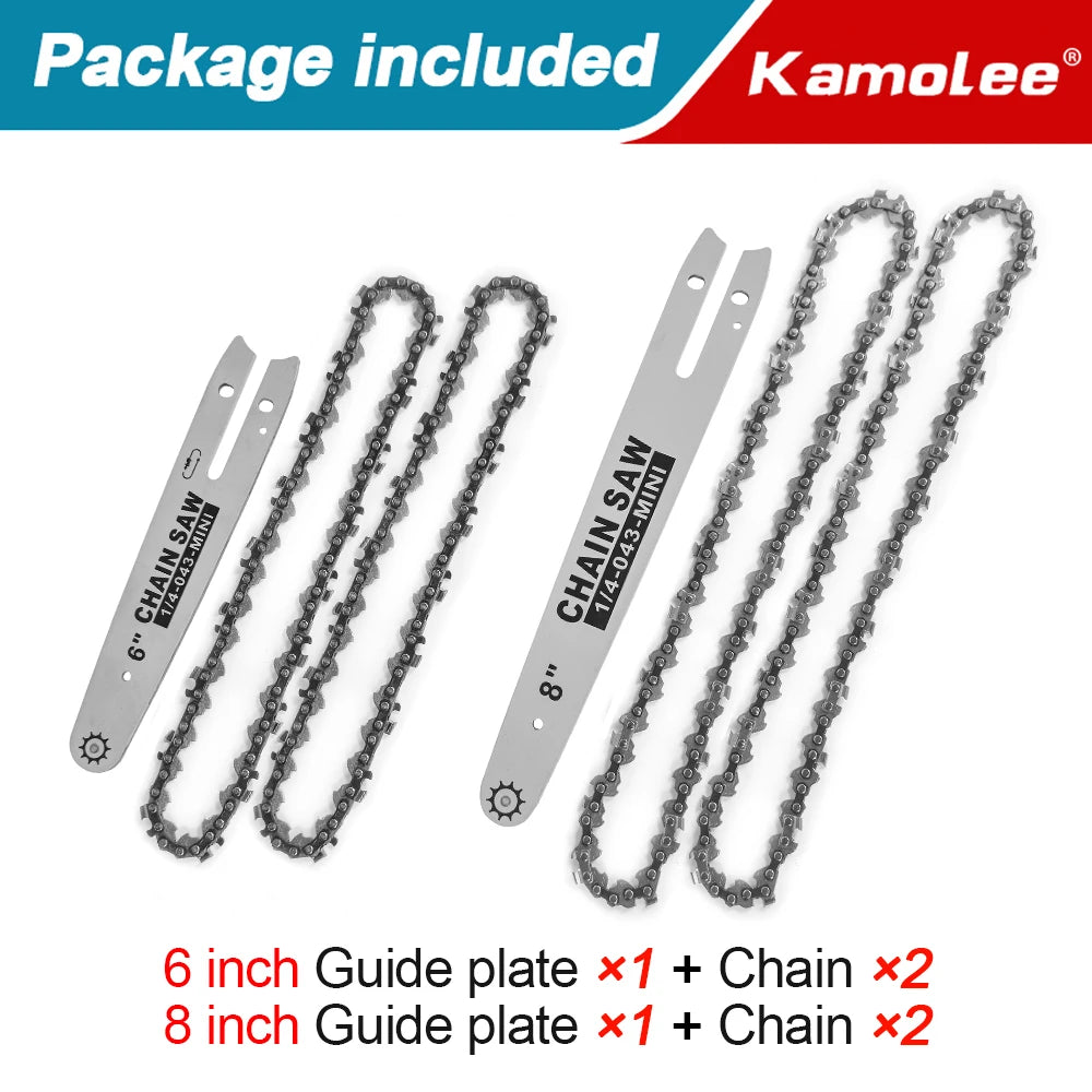 Kamolee 6 inch/8 inch electric saw guide/chain accessories high strength and high hardness handheld saw tool parts