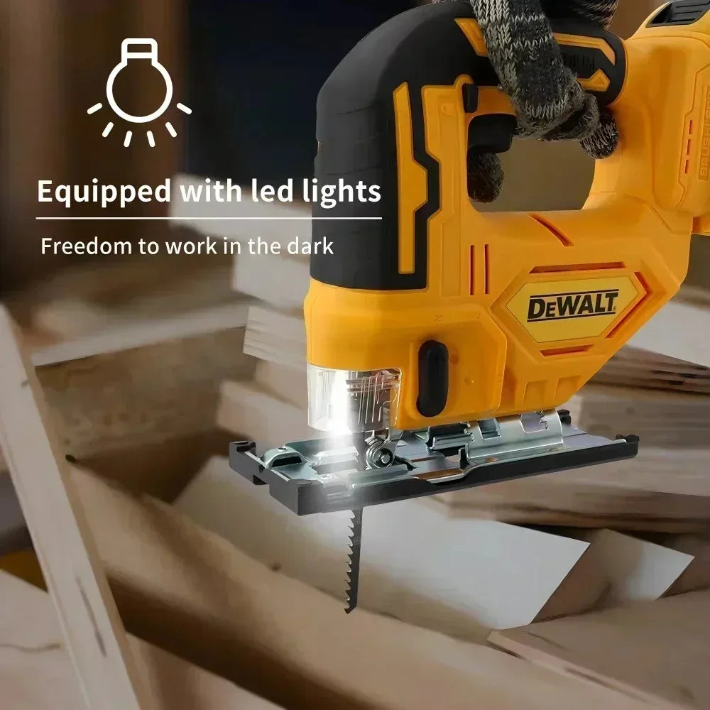 2026 DEWALT Brushless Curve Saw 20V Cordless Electric Jig Saw Multifunction Adjustable Portable Woodworking Power Tool