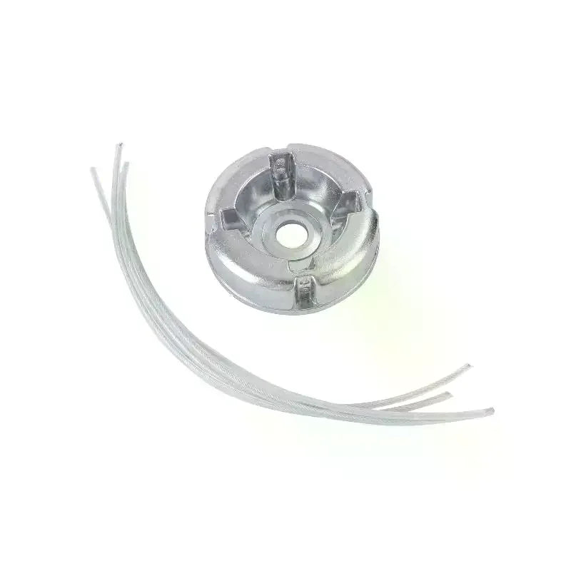 1Pcs Wire Rope Weed Head Accessories 15mm Aluminum Trimmer Head Through Hole Fit String Trimmer Replacement Head