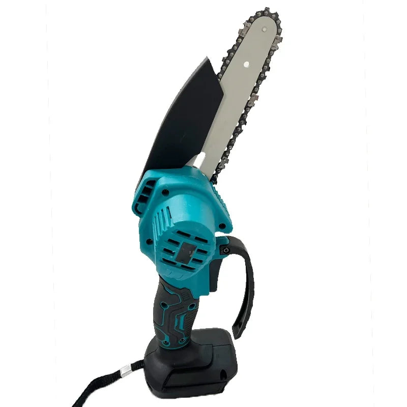 6 Inch Chain Saw Electric Saw Handheld Portable Wood Logging Chainsaw Garden Pruning Wood Power Tool for 18V Battery Fit Makita
