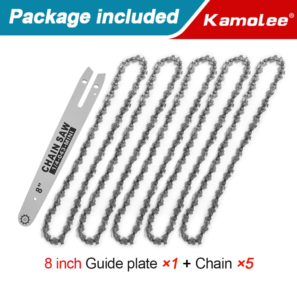 Kamolee 6 inch/8 inch electric saw guide/chain accessories high strength and high hardness handheld saw tool parts