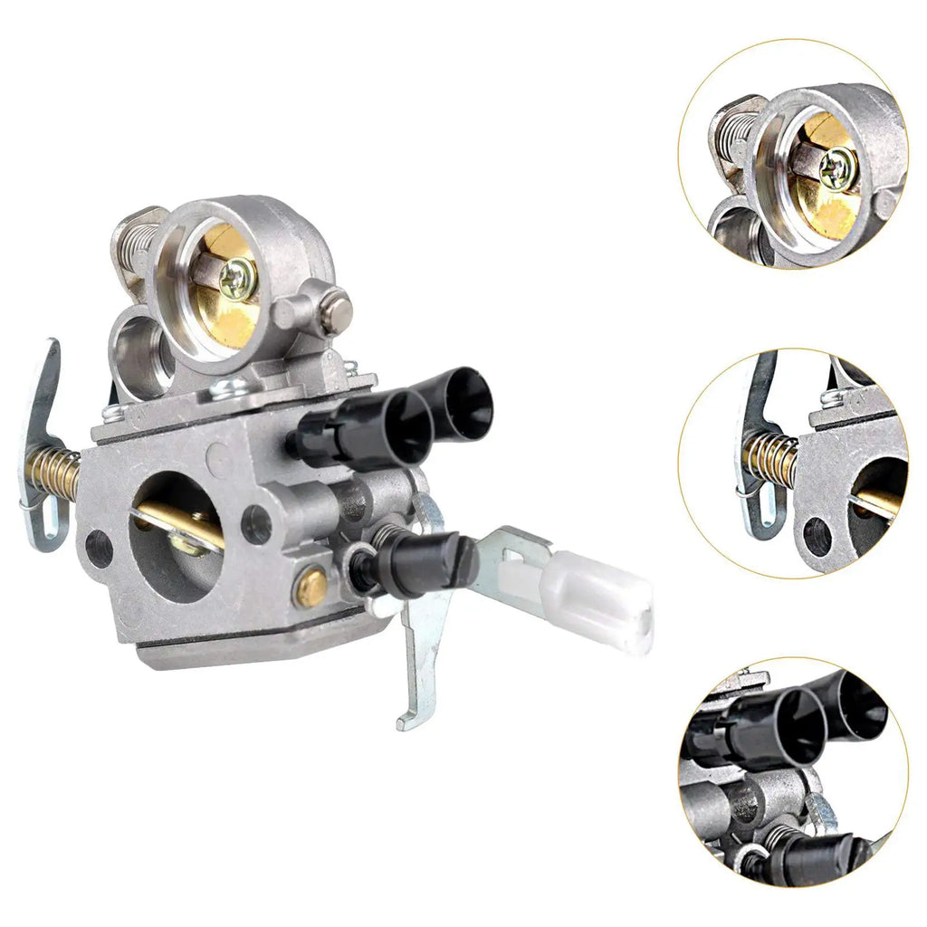 Chainsaw Accessory Carburetor Easy to Install Chainsaw Engine Components Repair Part for C1q-s123C C1q-s121C C1q-s119C MS181