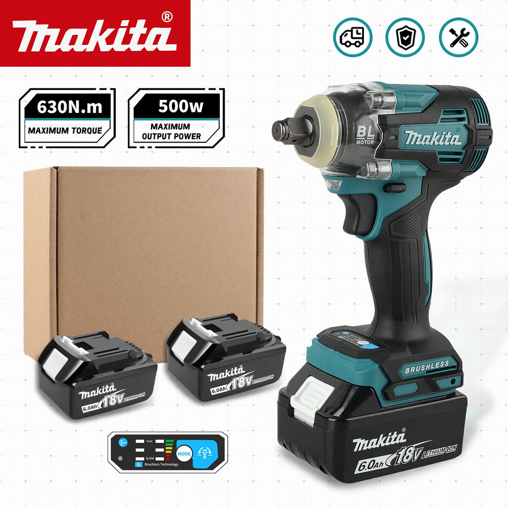 2026 New! Makita TW004G 18v Battery Screwdriver Machine Brushless Electric Screwdriver Rechargable Drill Driver