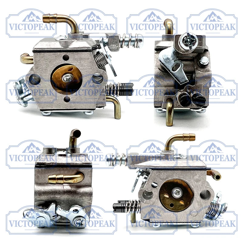 Garden Tool Parts Accessories Automatic Chainsaw Carburetor with Copper Elbow for Chinese Chain Saw 45cc 52cc 58cc