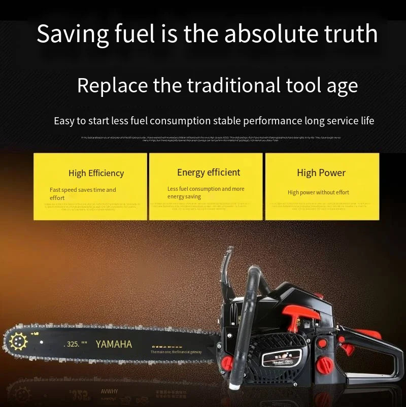 High Power Yamaha Chainsaw Gasoline Iogging Chainsaw Imported With Woodworking Sawing And Tree Cutting Machine   521