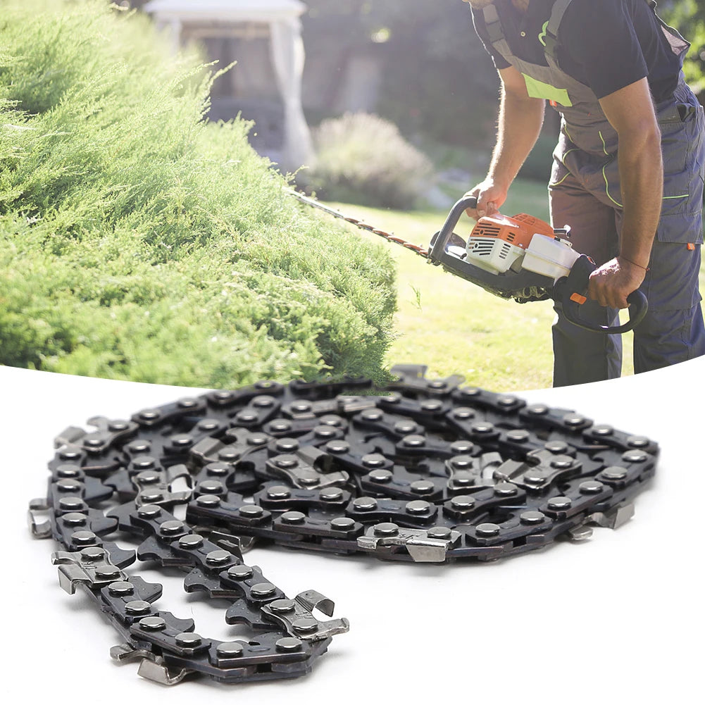 12 Inch Metal Chainsaw Chain 22 Teeth 45 Drive Links Saw Chain Spare Parts 3/8inch Pitch Chainsaw Blades Electric Saw Accessory