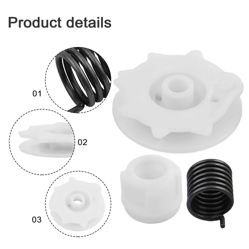 Recoil Starter pulley Accessories Parts Top Spring For Chainsaw Replacement 137 142 235 235E 236 Practical