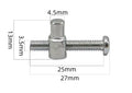 10 sets Adjustable Screw for 4-Inch/6-Inch/8-Inch Electric Chainsaw - Lithium Battery Handheld Saw Adjustment Screws