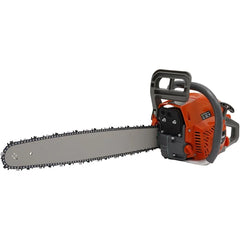 60CC Gasoline Chainsaw 22 Inch Gas Powered Chainsaw for Cutting Wood with 2.8KW Power Lightweight Cordless Chain Saw Set in Sil