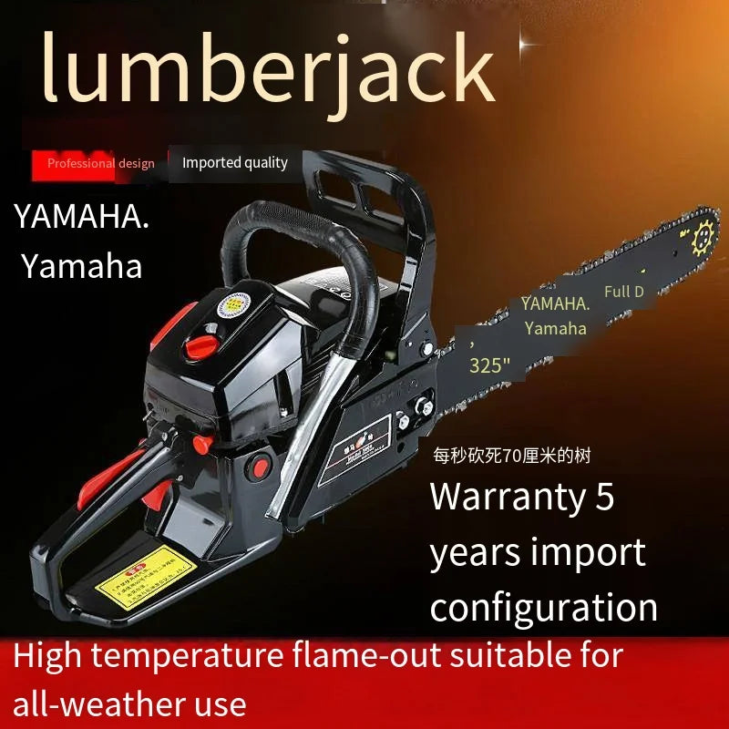 High Power Yamaha Chainsaw Gasoline Iogging Chainsaw Imported With Woodworking Sawing And Tree Cutting Machine   521