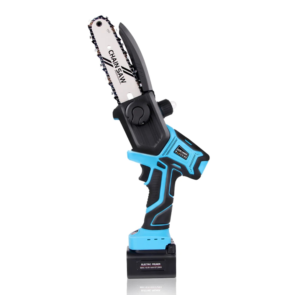 5 Inch Brushless Electric Saw Cordless Chainsaw Li-ion Battery Woodworking Power Tool for 16.8V Battery