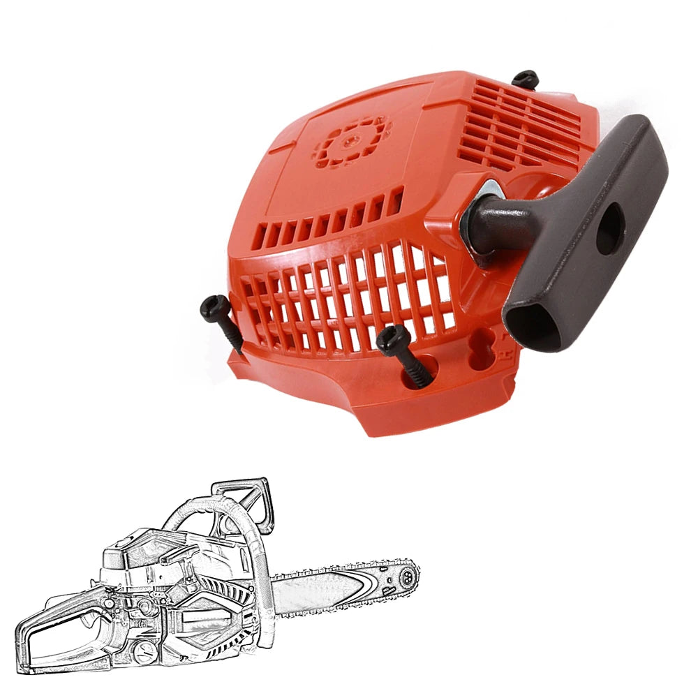 For Husqvarna 504597002 Recoil Starter Housing Assembly with Screw 435&435E Chainsaw Garden Power Accessories Tools