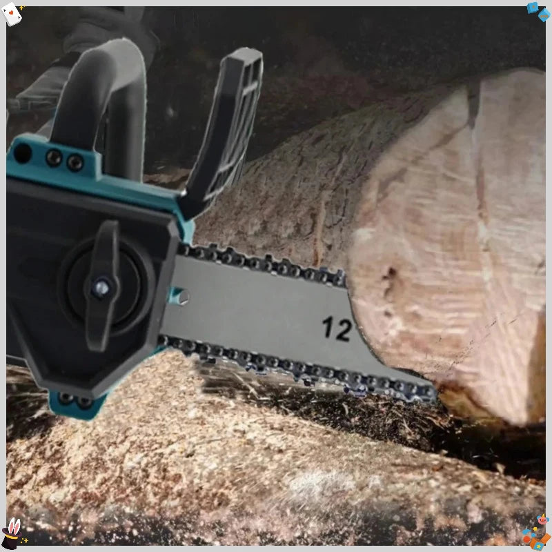 Makita 600W Handheld Brushless Woodworking Chainsaw Power Tool 12-inch Cordless Blue Electric Chainsaw For Makita 18/20V Battery