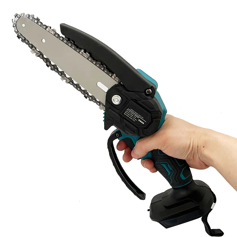 6 Inch Chain Saw Electric Saw Handheld Portable Wood Logging Chainsaw Garden Pruning Wood Power Tool For Makita 18V Battery