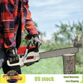 20inch Professional Air-Cooled Gasoline Chainsaw 52CC with Tool Bag，7500rpm Gas-Powered Chainsaw for Heavy-Duty Wood Cutting