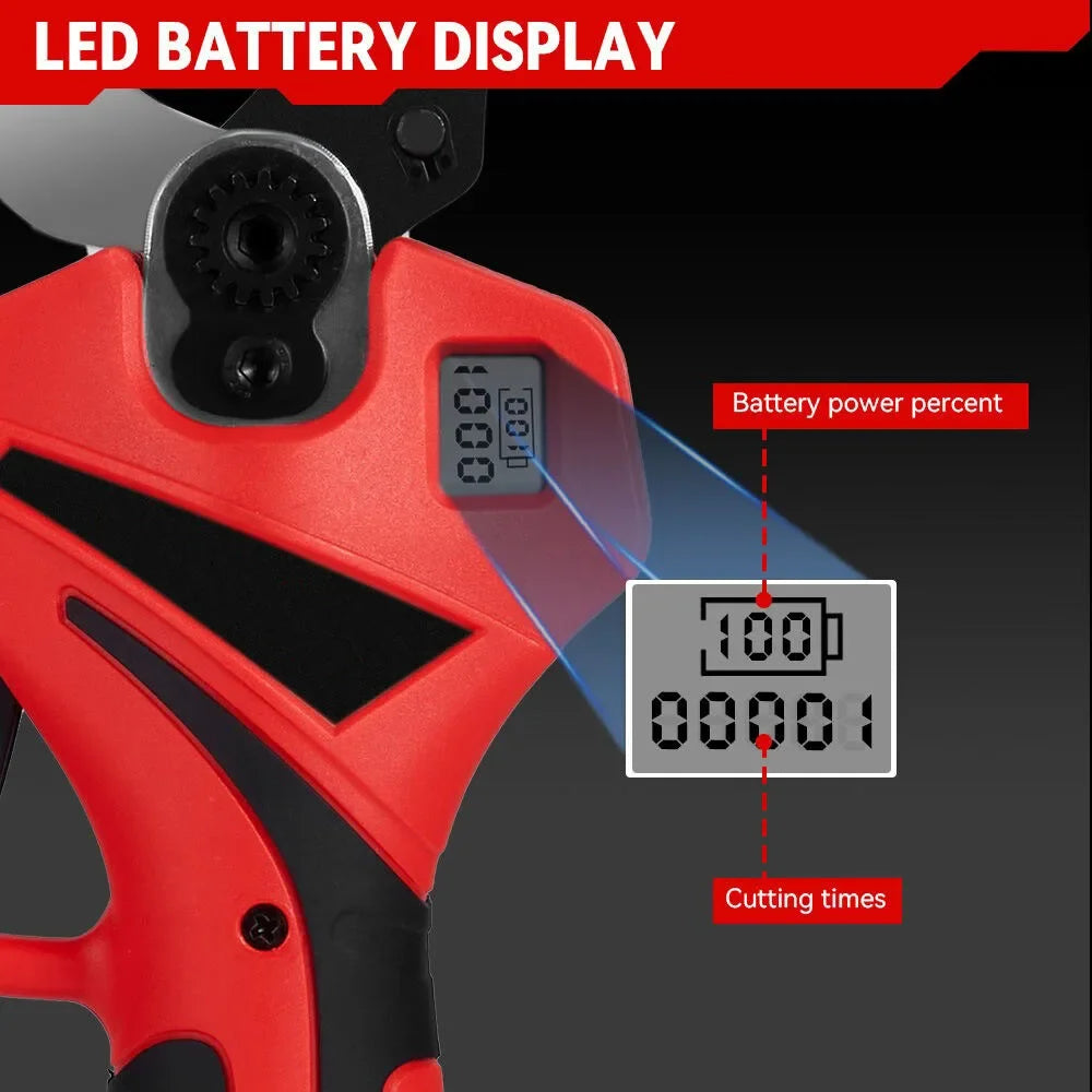 55mm Brushless Electric Scissors Cordless Pruning Shear Tree Garden Cutter Trimmer Power Tools for Makita 18V Battery