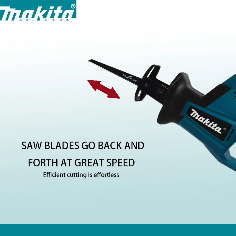 Makita Cordless Electric Reciprocating Saw Brushless Rechargeable Wood Cutting Saw Portable Saw For Makita 18v Battery pins