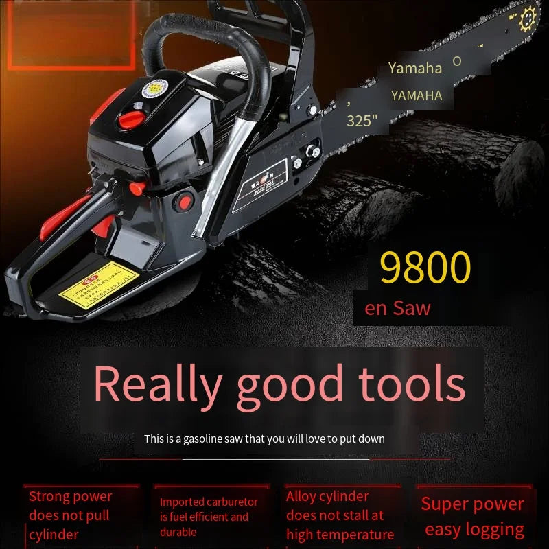 High Power Yamaha Chainsaw Gasoline Iogging Chainsaw Imported With Woodworking Sawing And Tree Cutting Machine   521