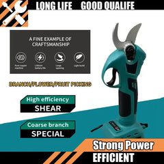 Hot 18v Battery Professional Cordless Electrician Scissors Pruning Shears Cutter Wireless Drills Fit Makita Tools Garden Pruner