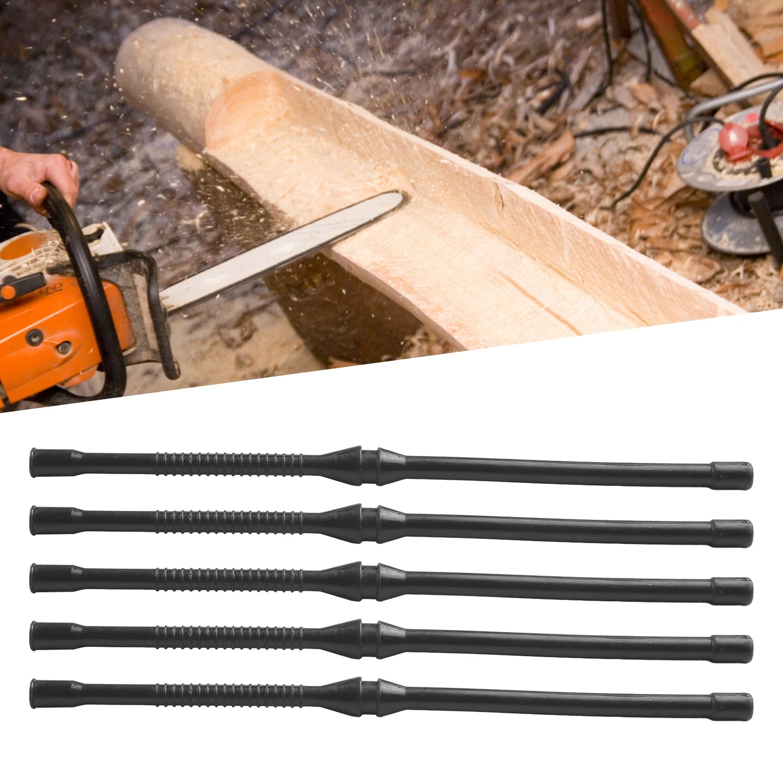 Fuels Hoses Pipes Fits Chinese Chainsaw 4500 5200 Fuel Pipe Hose Line Fuel Pipe Accessories Tool Parts