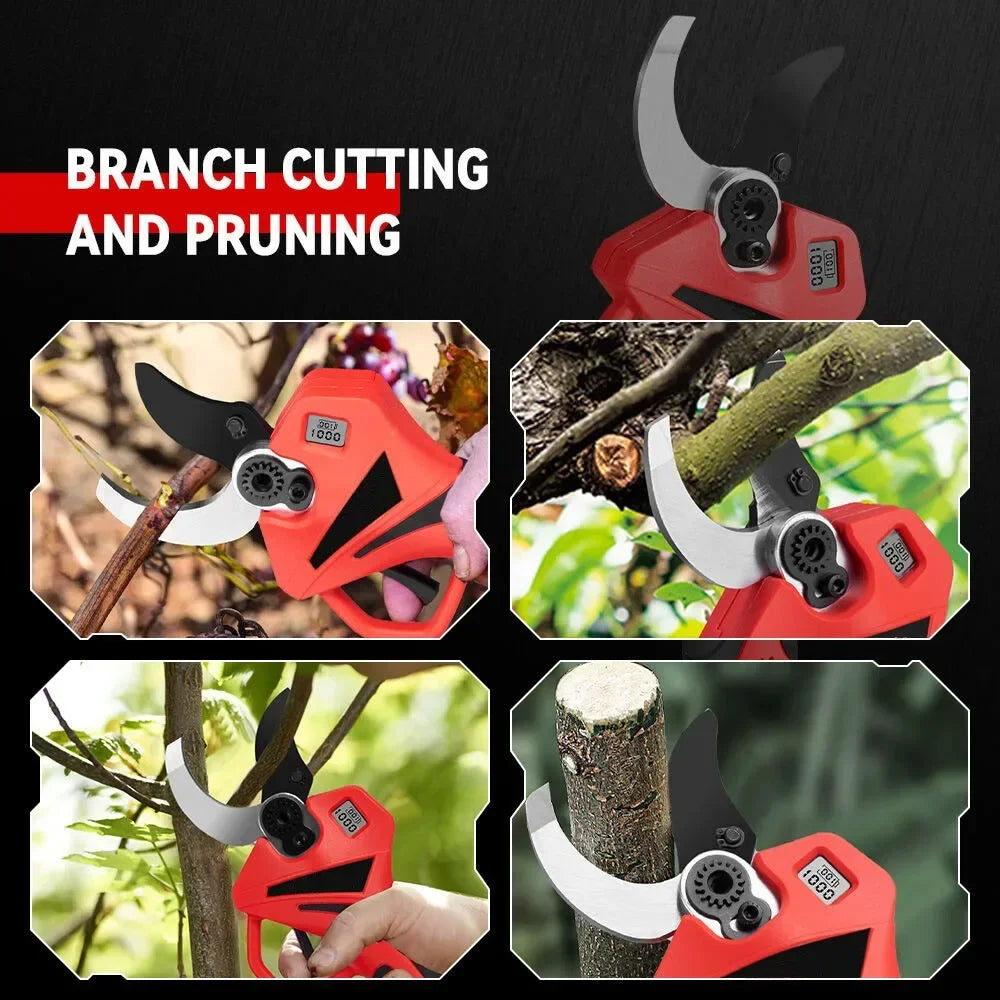 55mm Brushless Electric Scissors Cordless Pruning Shear Tree Garden Cutter Trimmer Power Tools for Makita 18V Battery