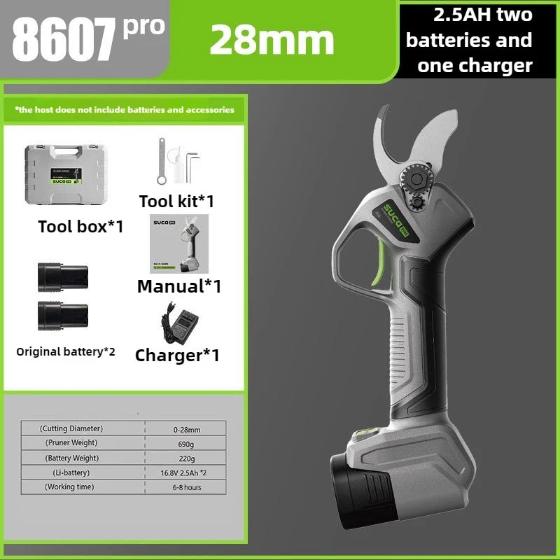 High Power Electric Pruning Shears Fruit Tree High Branch Pruning Garden Power Tools Adjustable Portable Professional Scissors