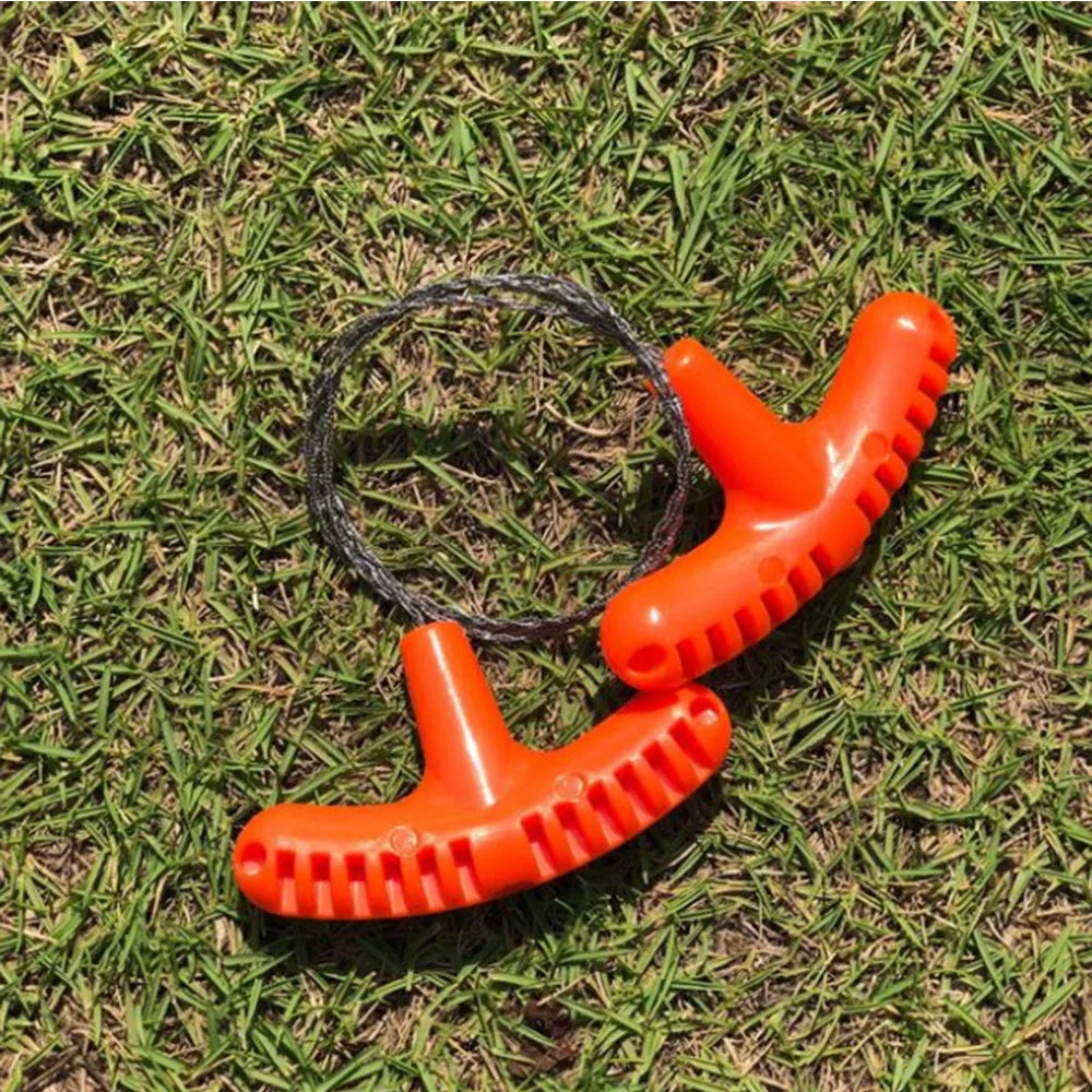 Manual Hand Steel Travel Tools Outdoor Camping Hiking Rope Chain Saw Practical Portable Emergency Survival Gear Steel Wire Kits