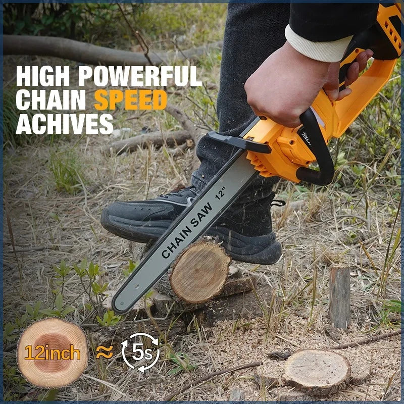 Dewalt Brushless Chain Saw  fAutomatic Oiler Cordless Chainsaw Dehydration withor Tree Cutting and Logging Electric Saw Tool