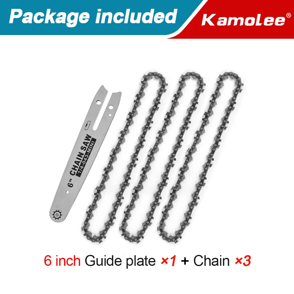 Kamolee 6 inch/8 inch electric saw guide/chain accessories high strength and high hardness handheld saw tool parts