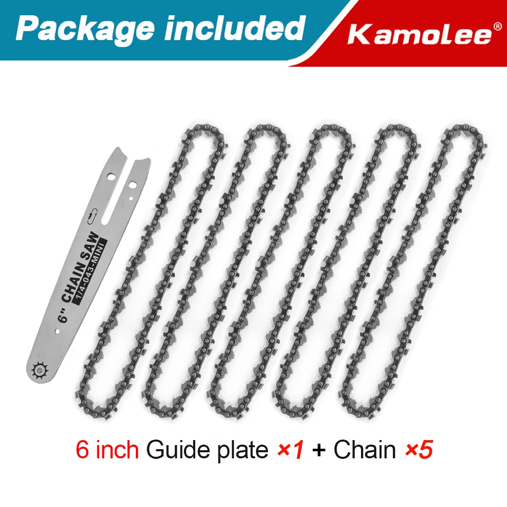 Kamolee 6 inch/8 inch electric saw guide/chain accessories high strength and high hardness handheld saw tool parts