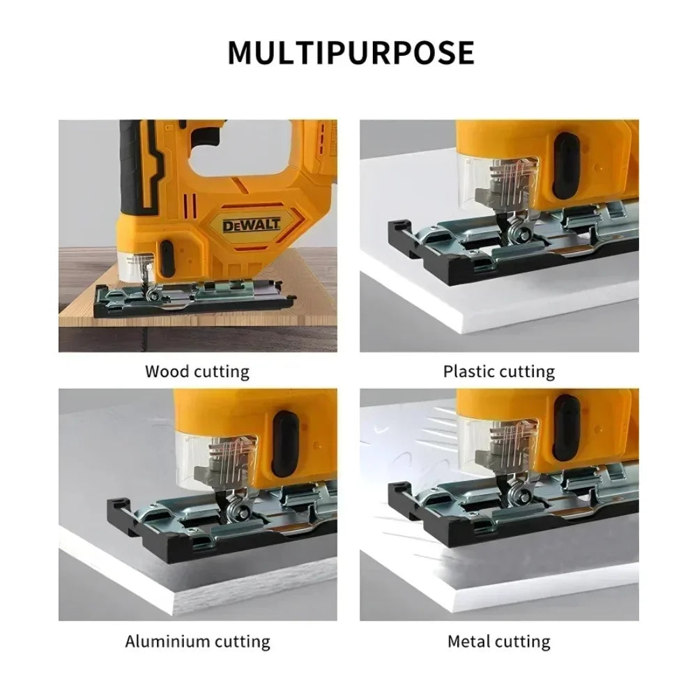 2026 DEWALT Brushless Curve Saw 20V Cordless Electric Jig Saw Multifunction Adjustable Portable Woodworking Power Tool