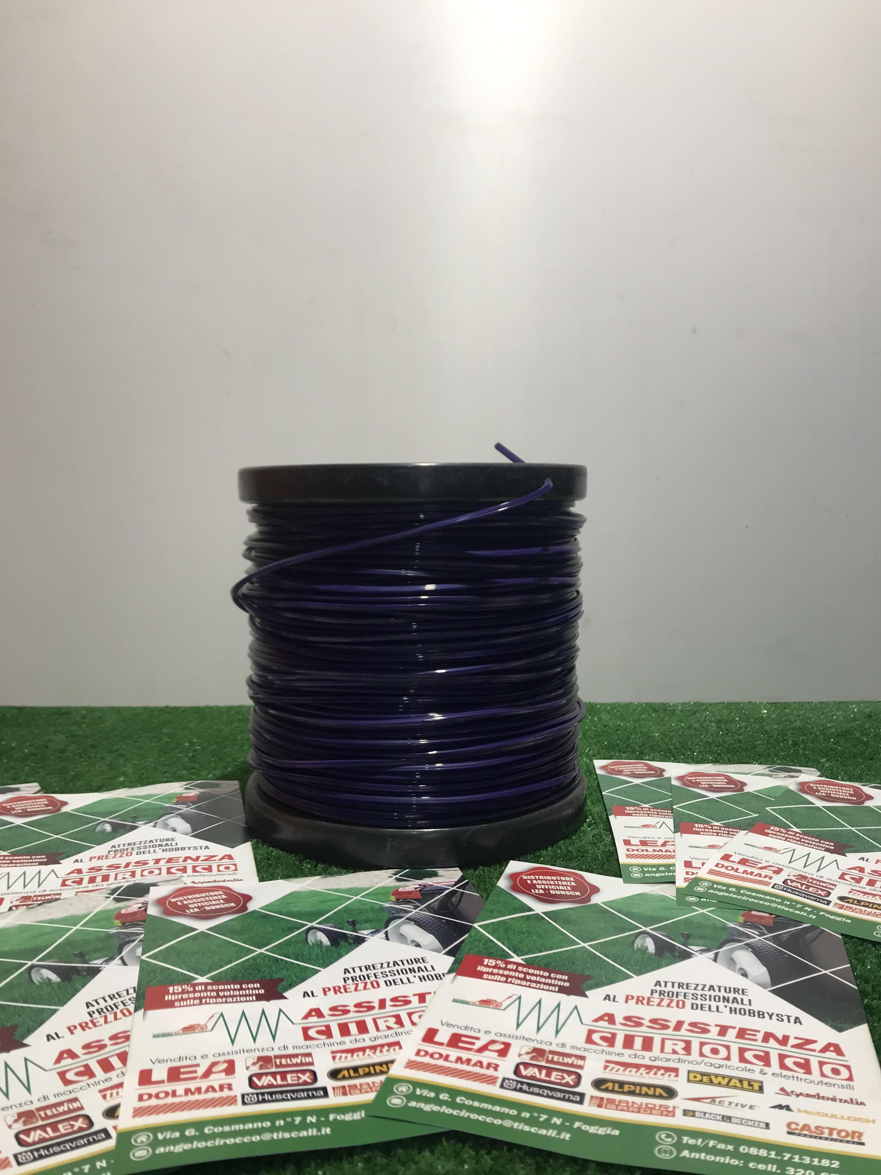 BOBINA DA 2 KG FILO NYLON PER TAGLIO ERBA | Cirocco Garden