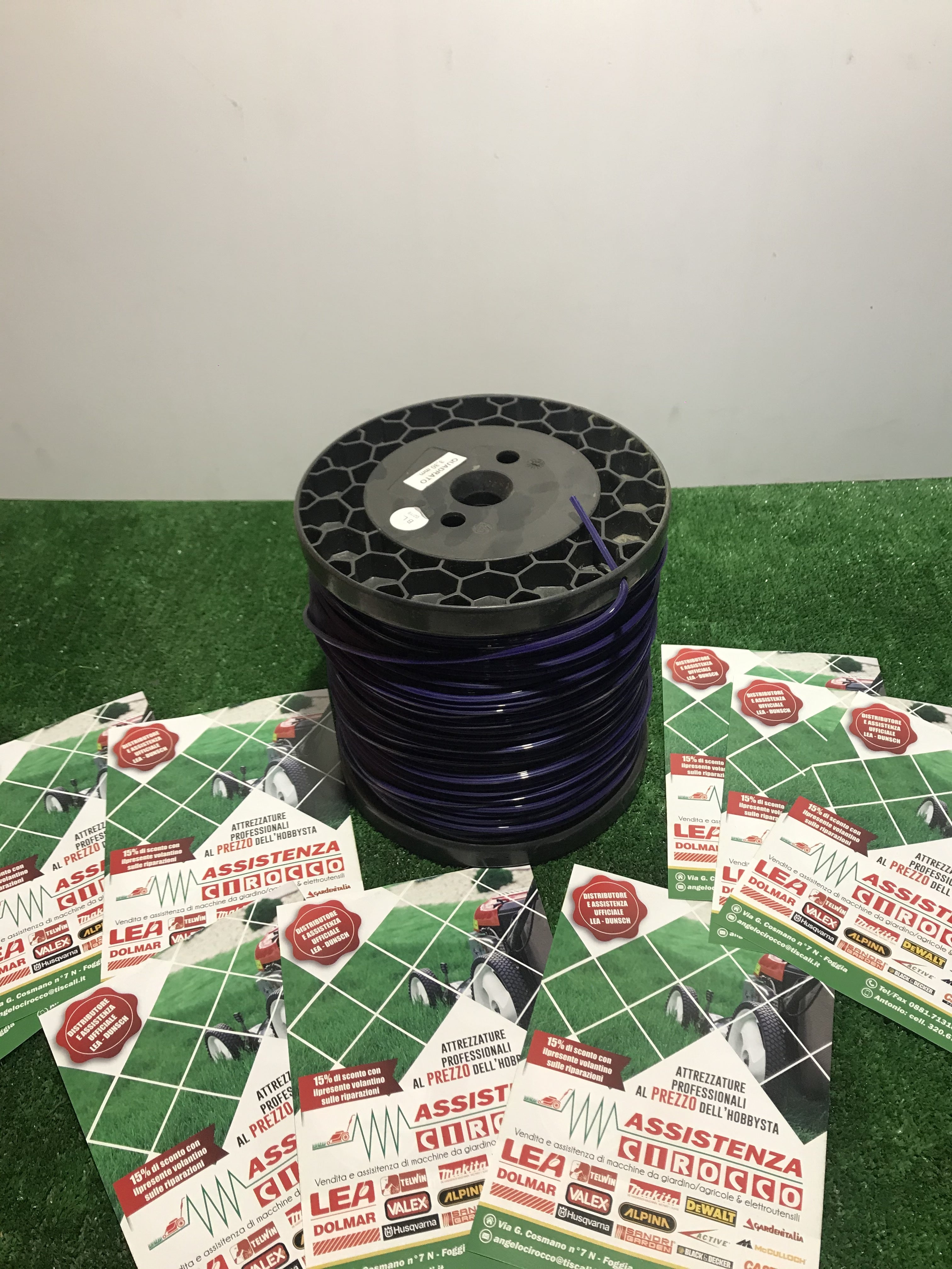 BOBINA DA 1 KG FILO NYLON PER TAGLIO ERBA | Cirocco Garden