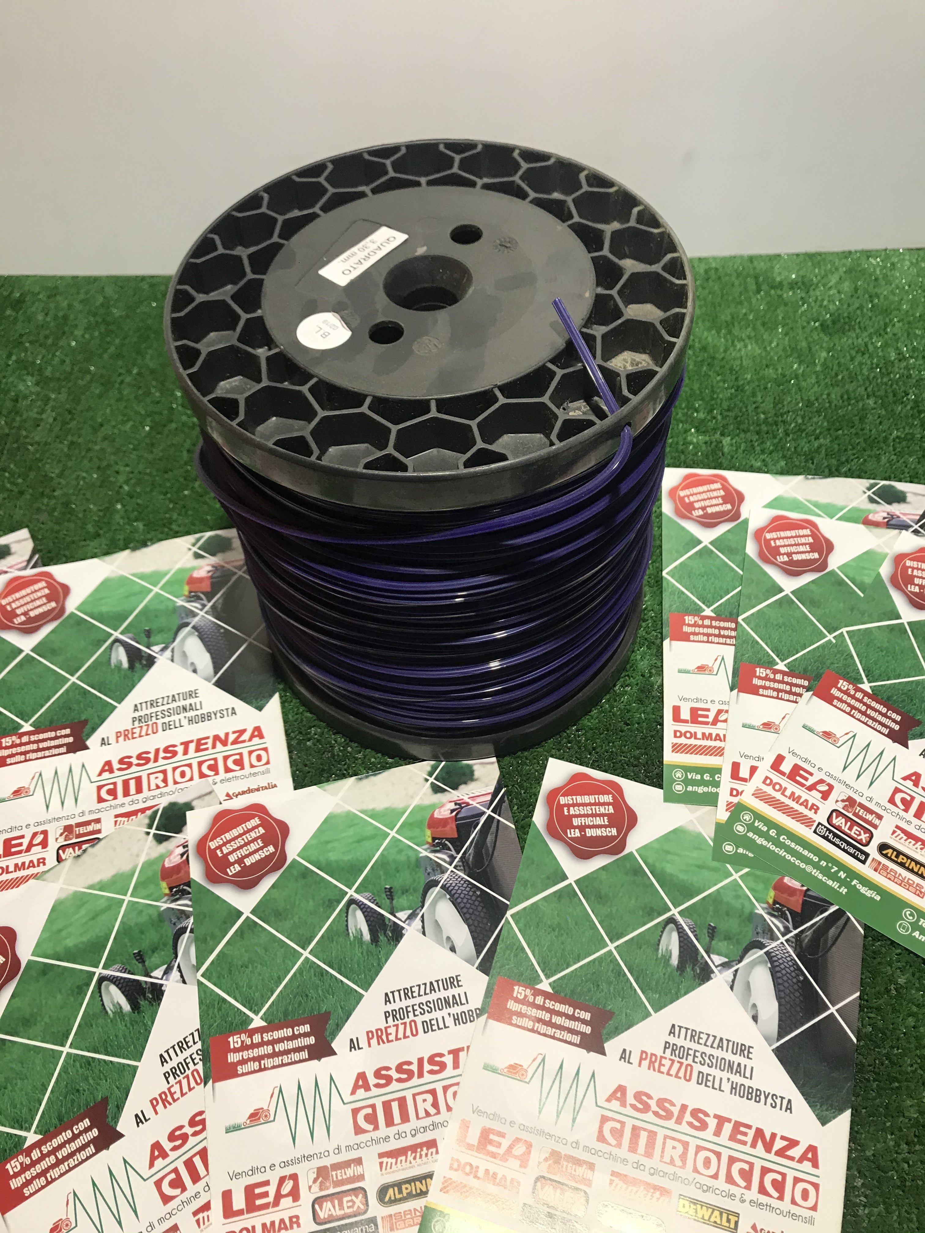 BOBINA DA 2 KG FILO NYLON PER TAGLIO ERBA | Cirocco Garden
