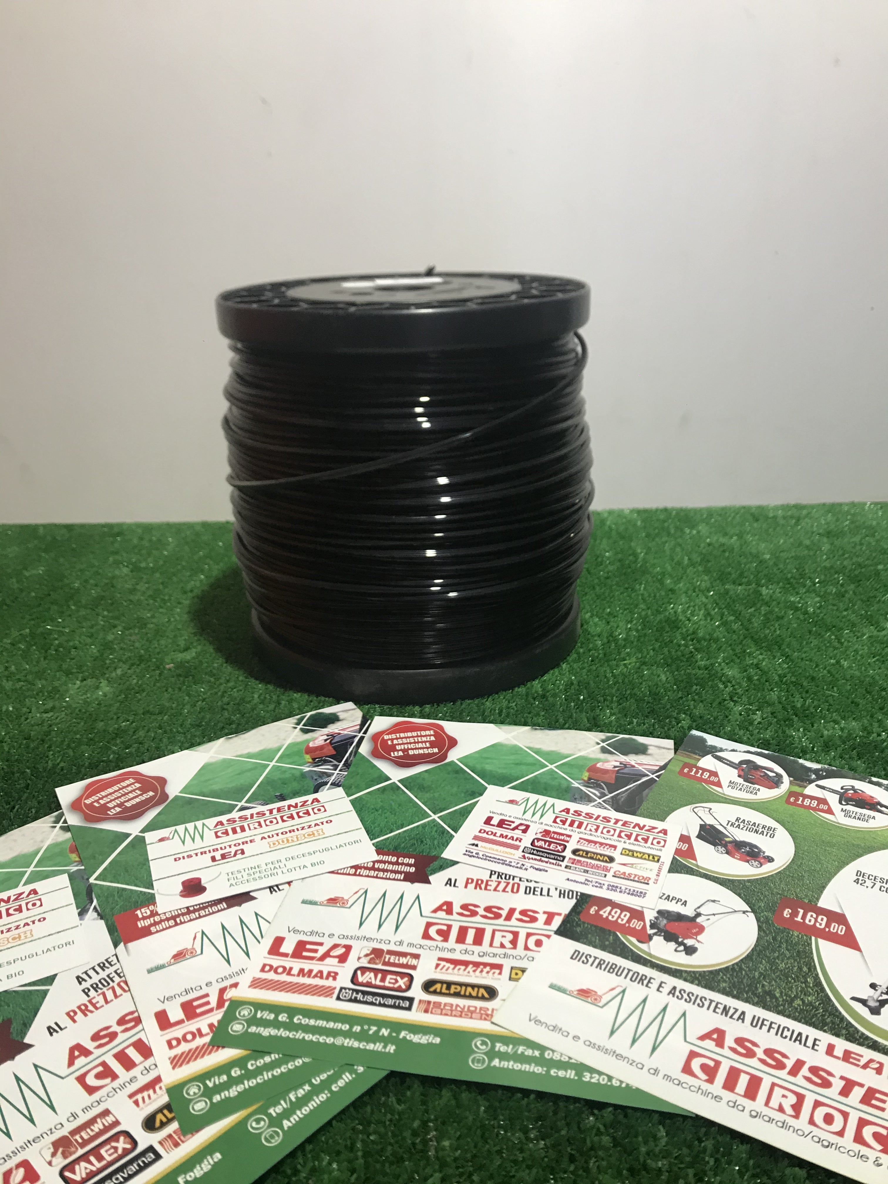 BOBINA DA 2 KG FILO NYLON PER TAGLIO ERBA | Cirocco Garden