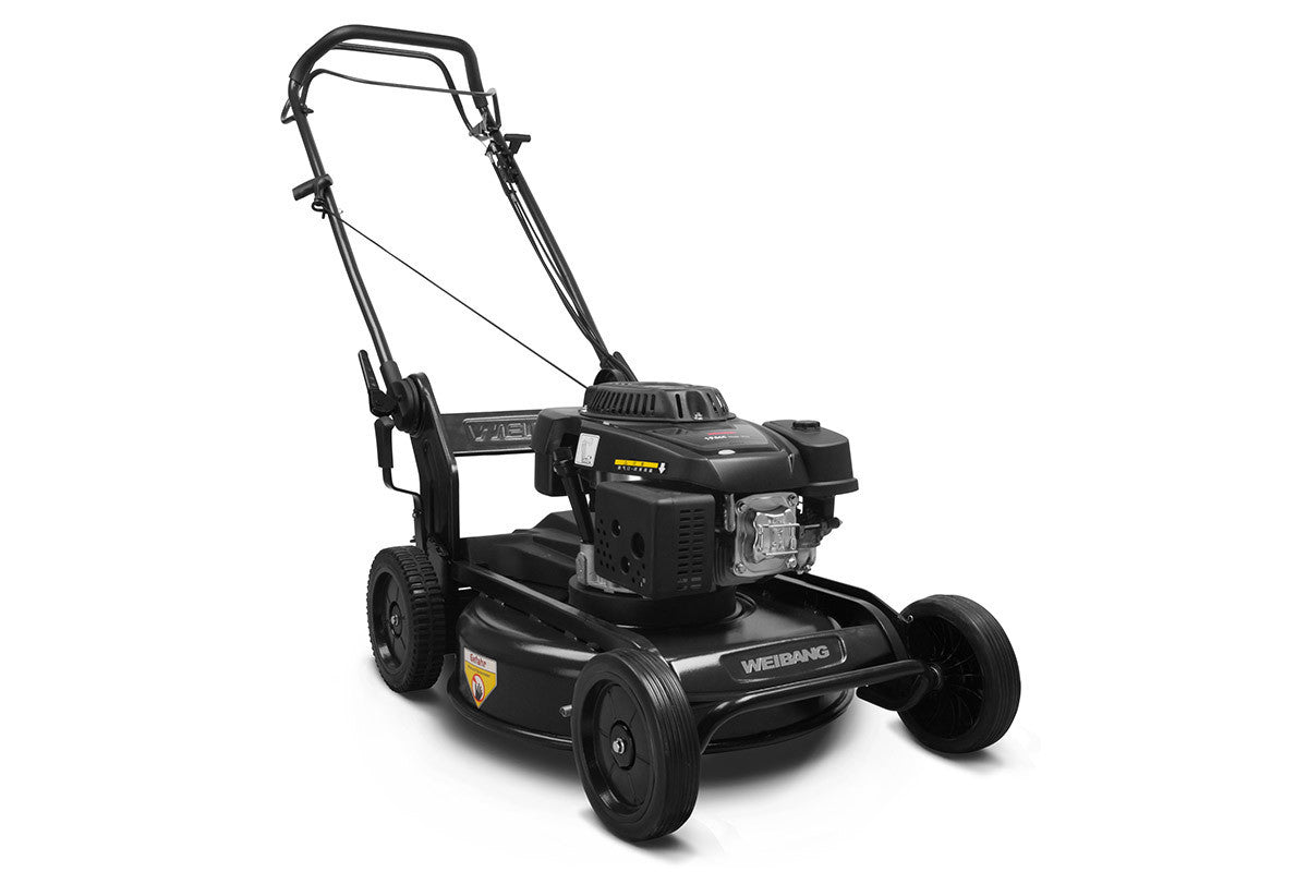 RASAERBA CON TRAZIONE MECCANICA SISTEMA MULCHING 53 CM LAMA TAGLIO | Cirocco Garden